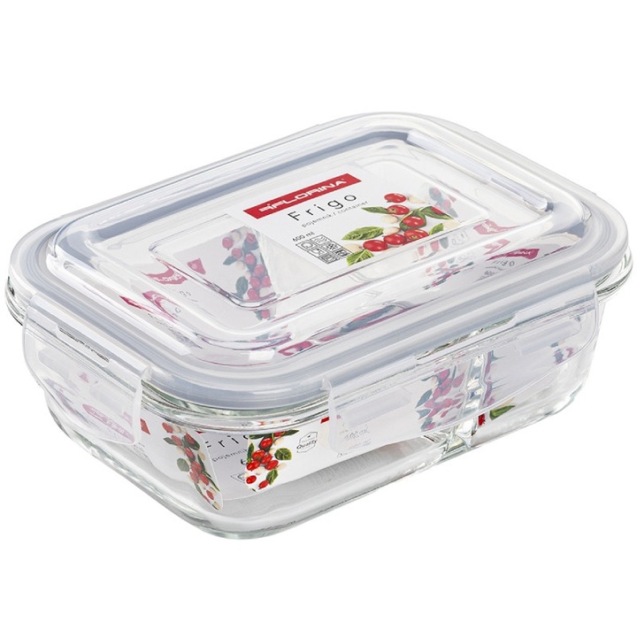 Cutie de pranz ermetica Florina, dreptunghiulara, 600 ml