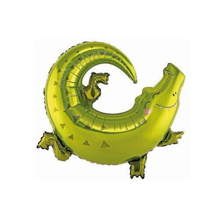 Krokodil fólia lufi, Godan, 80x71cm, színes