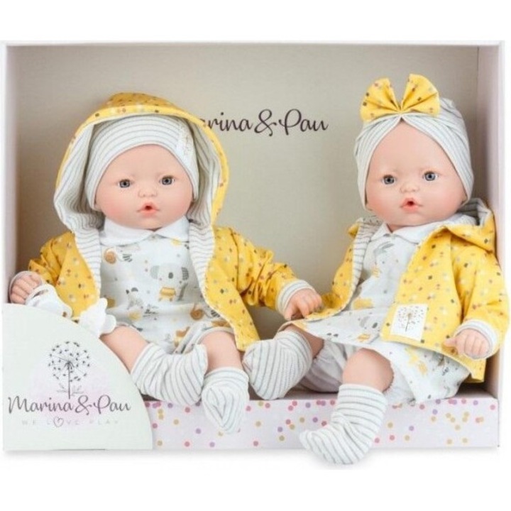 Set papusi gemeni Pitus Koala, MARINA AND PAU, colorat