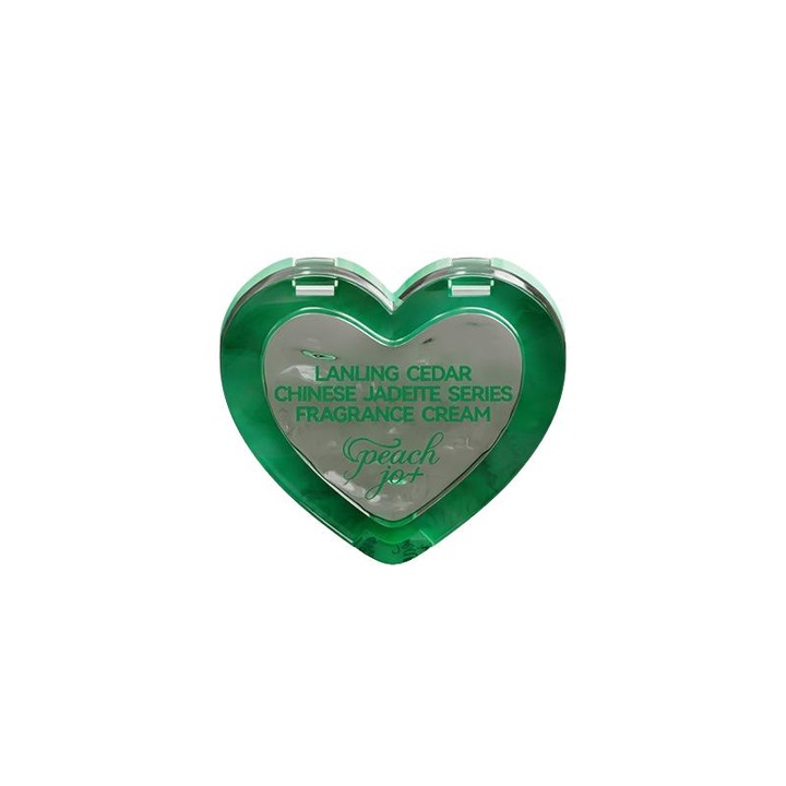 Szilárd parfüm, PEACH JO+, szív alakú, virágos illat, 4g, hosszan tartó, hordozható