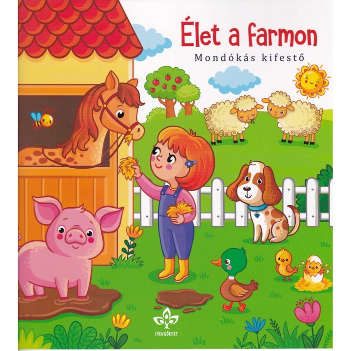 Csengőkert: Élet a farmon – Mondókás kifestő