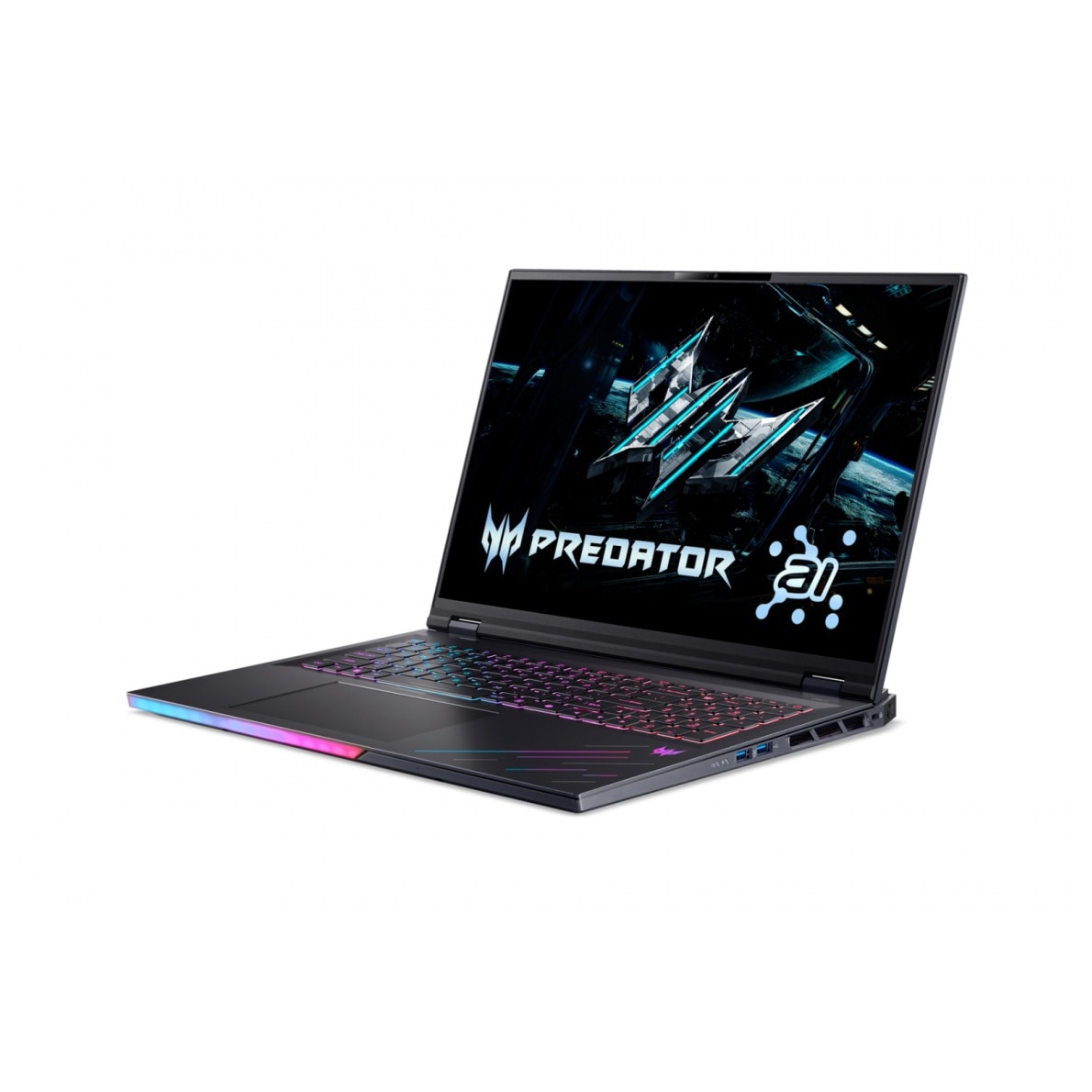 Gaming 18" Predator Helios 18 AI PH18-73, WQXGA Mini LED 250Hz, Procesor Intel Core Ultra 9 275HX (36M Cache, up to 5.40 GHz), 32GB DDR5, 2TB SSD, GeForce RTX 5080 16GB, Win 11 Pro, Abyssal Black