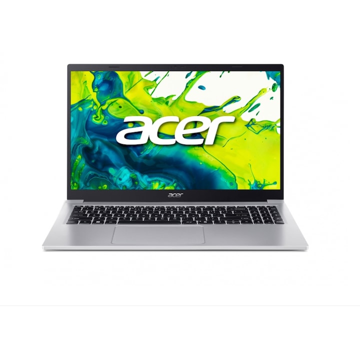 Acer Aspire Lite 15 AL15-33P-38GK laptop, Intel Core 3 N355 processzor, 6 MB, 1,9 GHz-től 3,9 GHz-ig, 15,6" FHD IPS, 16 GB, 512 GB SSD, Intel Graphics kártya, Wi-Fi, Bluetooth, operációs rendszer nélkül