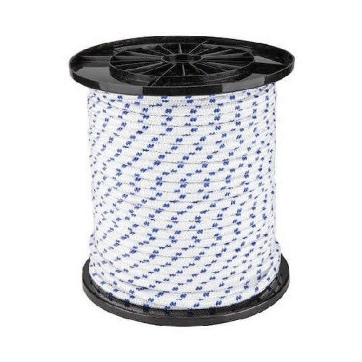 Snur alb pentru rulouri exterioare 5m Ø 4, 5 mm