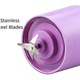 Mini Mixer Electric Portabil, 400 ml, Lila/Pink, Functie de Suc si Milkshake, Dimensiuni 82x80x235mm