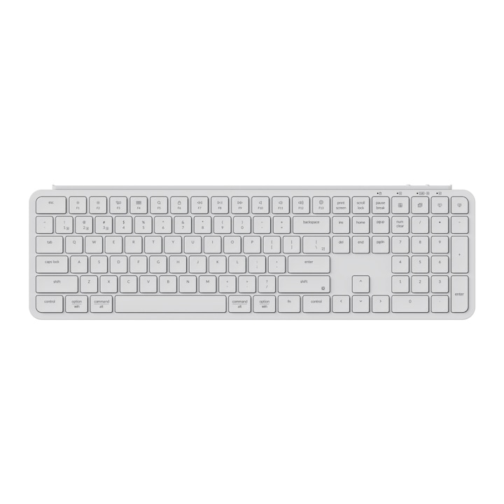 Безжична клавиатура Keychron B6 Pro Ultra-Slim - Ivory White