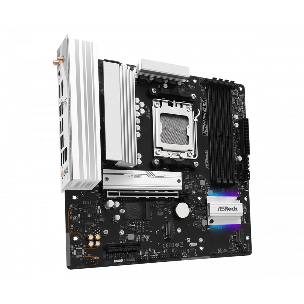 Placa de baza ASRock A620M PRO RS WIFI, AM5 - eMAG.ro