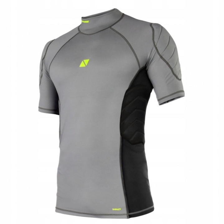 Tricou Magic Marine Impact S/S, gri, material elastic, cu protectie UV 50+, S INTL