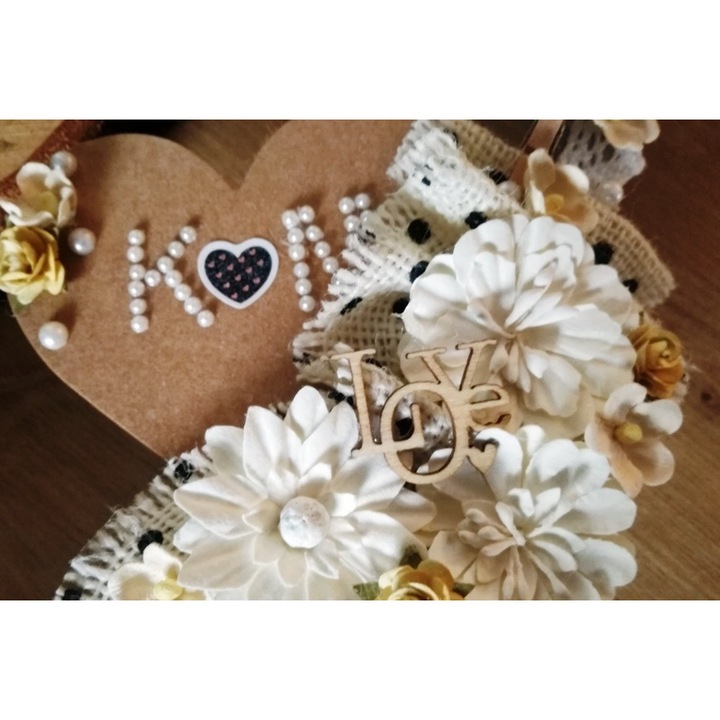 DPCRAFT fa dekorációs készlet, 45 forma, 10x10cm, esküvőkre