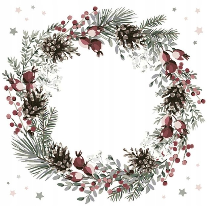 Servetele de hartie POL-MAK, festive, 33x33cm, set 20 bucati, multicolor
