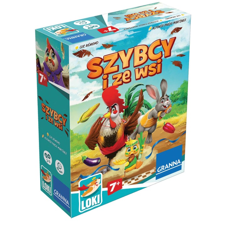 Granna társasjáték, Szybcy i ze wsi, 2-4 játékos, 30-60 perc, többszínű