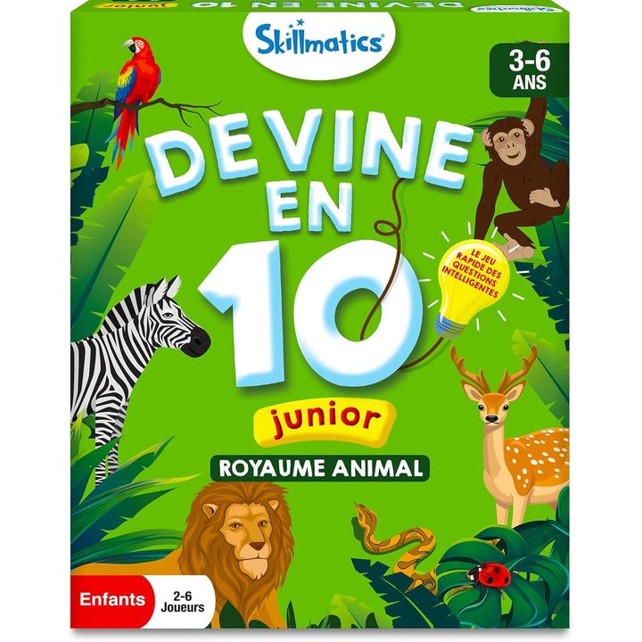 Devine en 10 Junior társasjáték, Skillmatics, többszínű