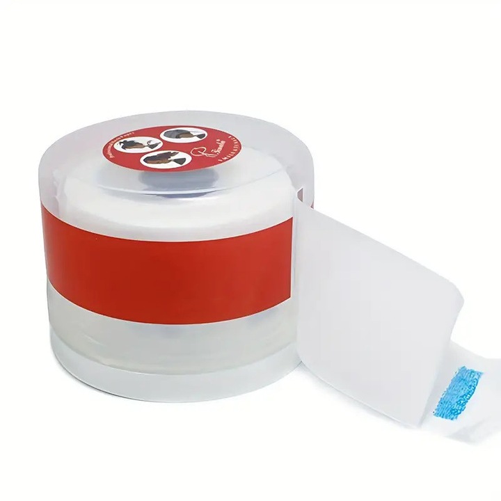 Dozator de gulere hartie pentru gat transparent, Sela