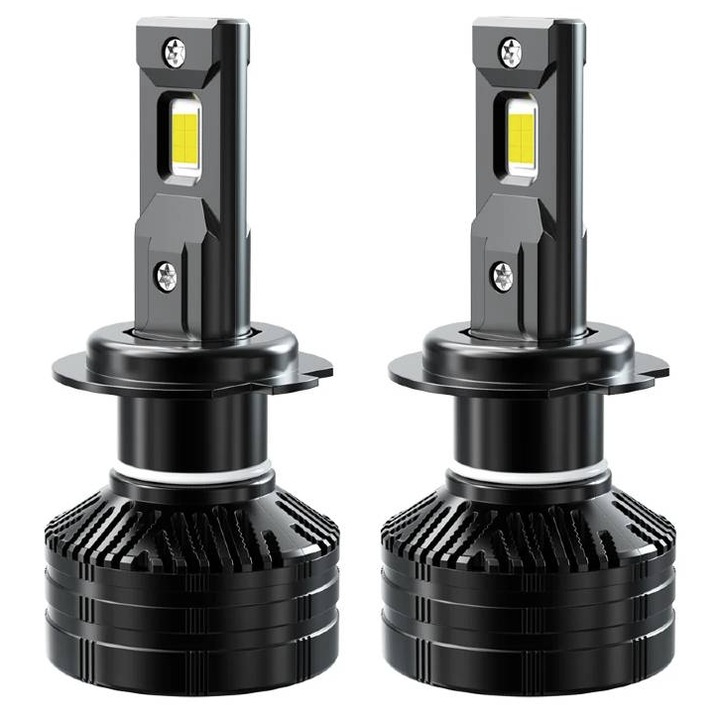 Set 2 becuri auto led N60 H1 lumina alb 6000K canbus 26000 LM 250W
