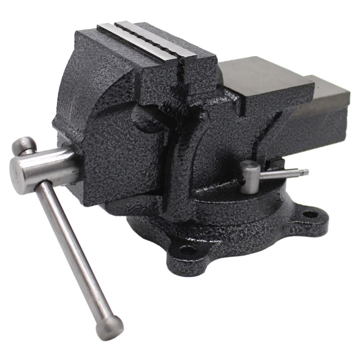 Menghina de Banc Rotativa cu Nicovala 125mm Fonta Negru