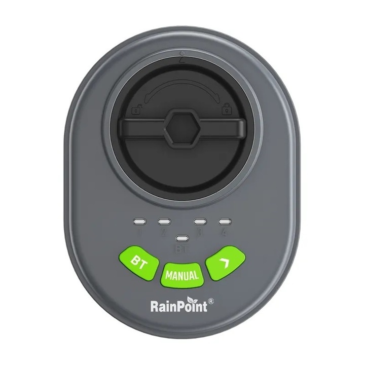 Controler de aspersoare cu 4 zone RainPoint cu aplicatie, Bluetooth