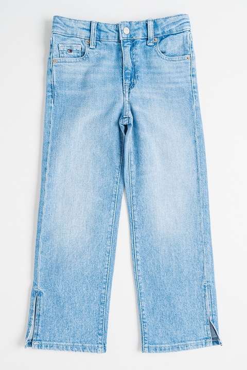 Tommy Hilfiger, Straight fit farmernadrág oldalhasítékokkal, Világoskék