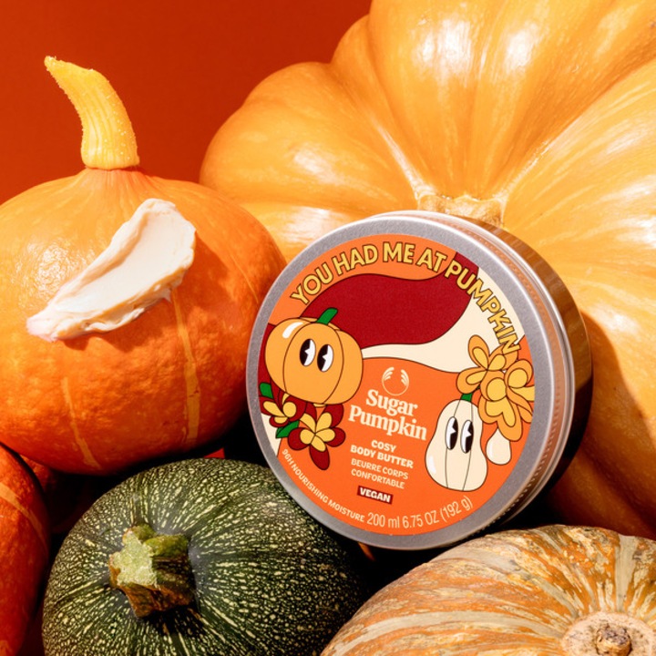 Unt hranitor pentru corp The Body Shop, Sugar Pumpkin