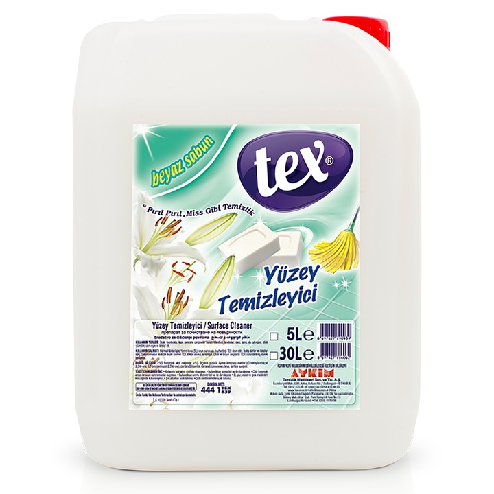 Solutie de curatat suprafete cu Sapun Marseille TEX 5L