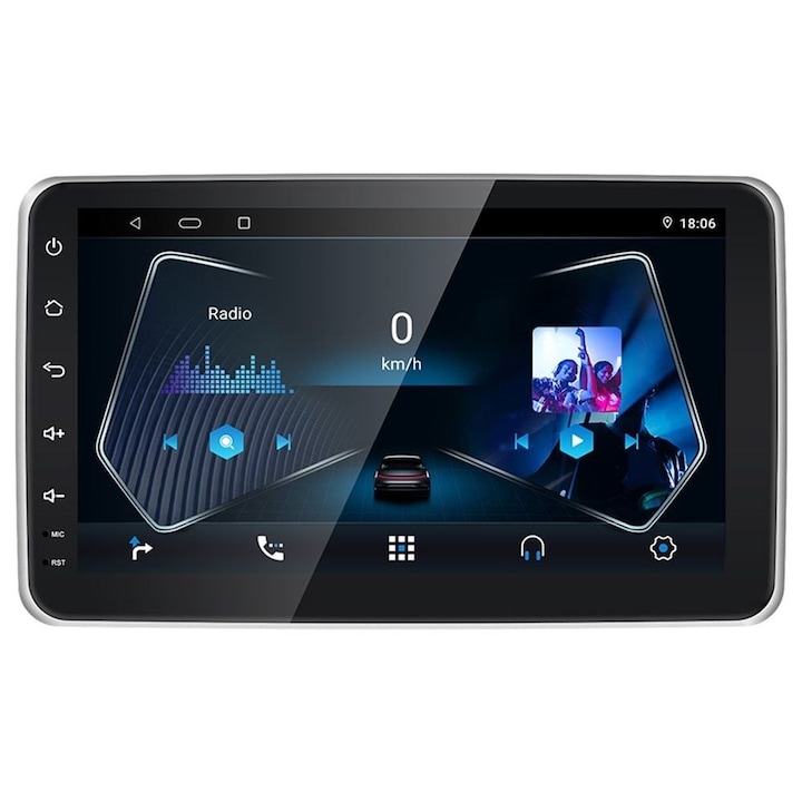 Navigatie Universala 1DIN 10 inch 2GB 32GB 8 Core Carplay si Android Auto Wireless