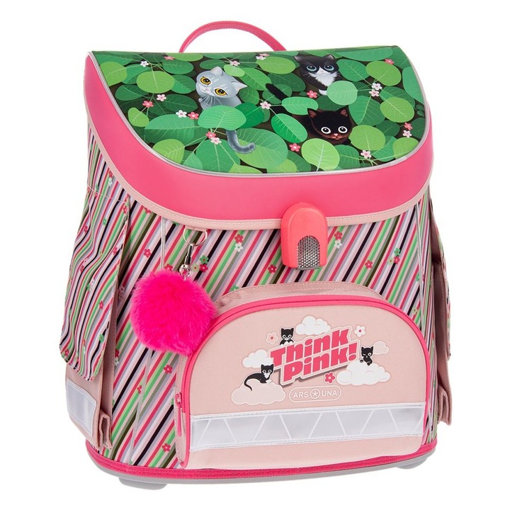 Ghiozdan scolar Ars Una Compact Think Pink (5462)