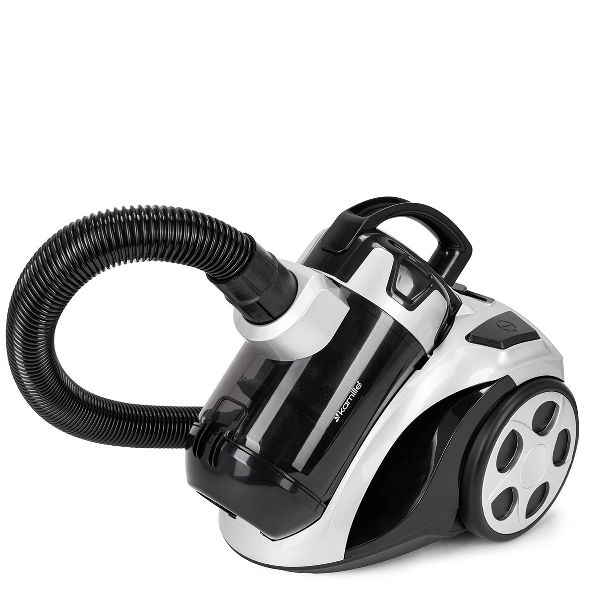 Aspirator cu Fir, Fara Sac KAMILLE, Puterea 800W, Accesorii, Filtru Hepa, Culoare Gri