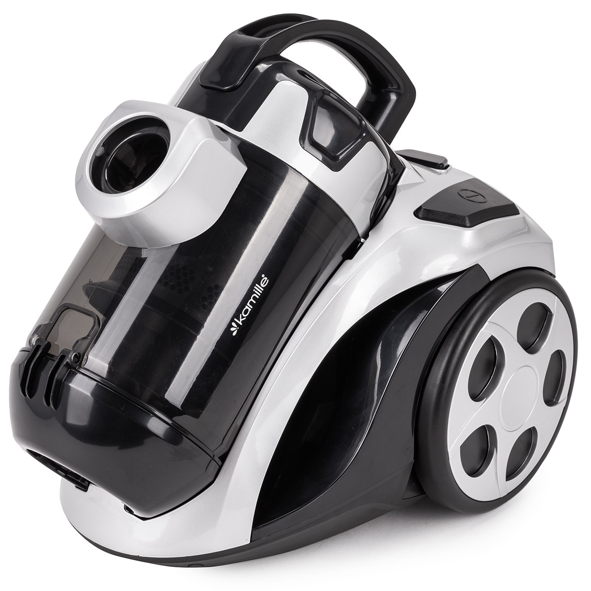 Aspirator cu Fir, Fara Sac KAMILLE, Puterea 800W, Accesorii, Filtru Hepa, Culoare Gri