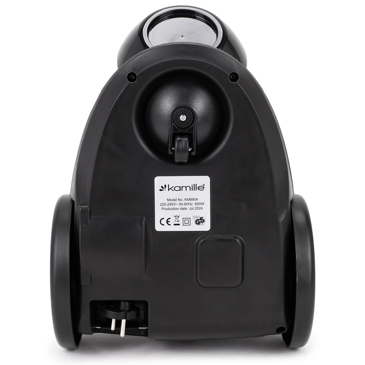 Aspirator cu Fir, Fara Sac KAMILLE, Puterea 800W, Accesorii, Filtru Hepa, Culoare Gri