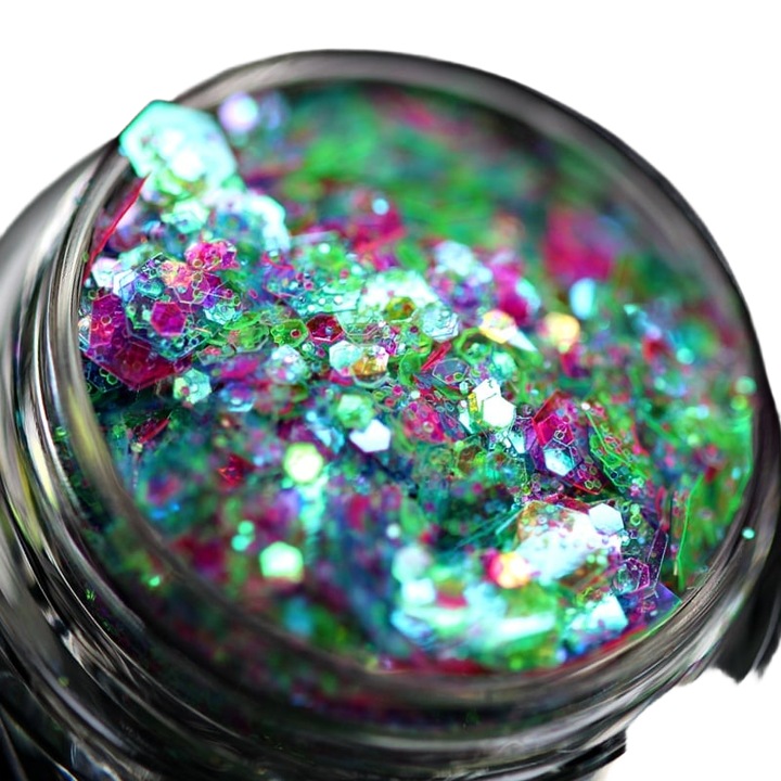 KAJOL Beauty kozmetikai pigment, 1g, sötétzöld, por állagú