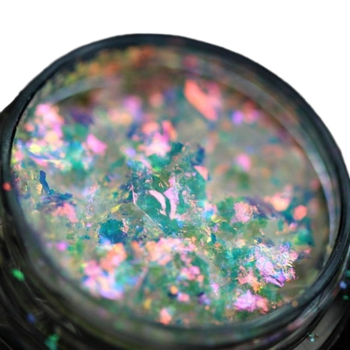 KAJOL Beauty PK116 pigmentpelyhek, áttetsző, rózsaszín-pezsgő-narancs irizáló hatású, 10g