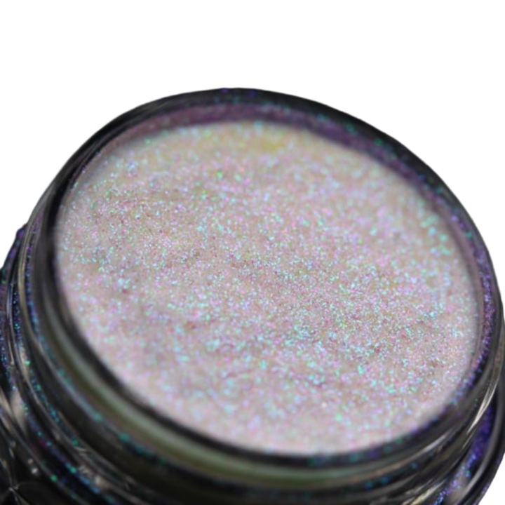 PK27 pigment áttetsző fehér zöldes-rózsaszín irizációval KAJOL Beauty, 1g, többszínű