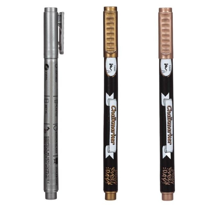 Carioci Creta Culori Metalizate - 3buc