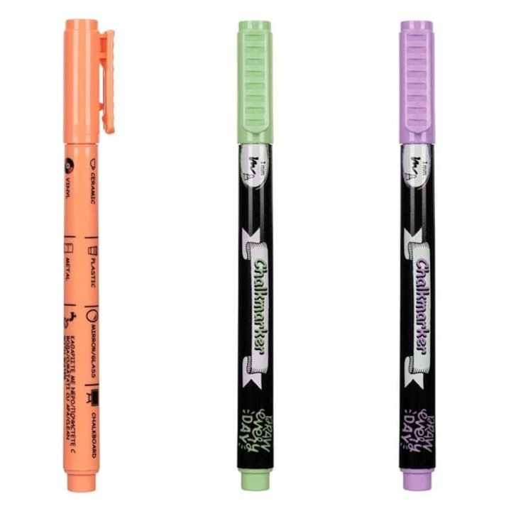 Set Carioci Creta de Culori Pastel - 3buc