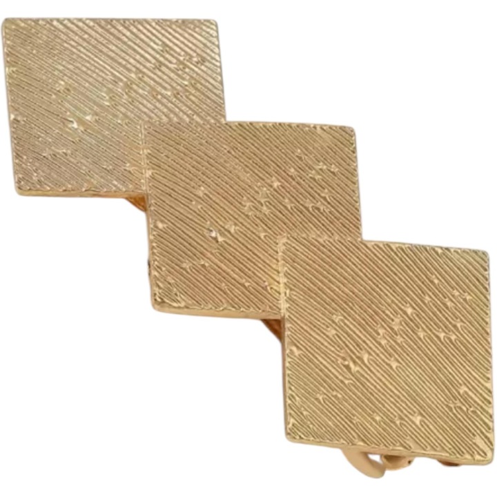 Agrafa de par metalica, aurie, eleganta