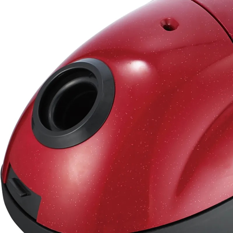 Aspirator cu sac, 500W, 2.0L, usor de manevrat, rosu