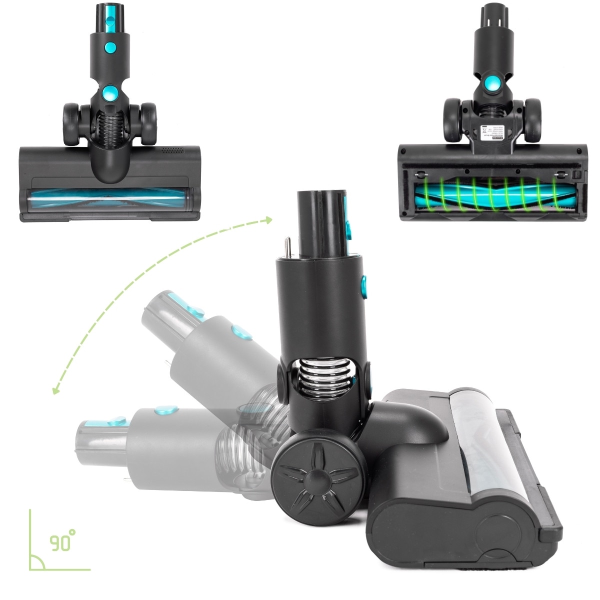 Aspirator Vertical 3 in 1 Kamille KM6901, Fara Fir, 135W, 45 min Autonomie, Lumina detectoare Praf, Filtru HEPA, Acumulator 22.2V