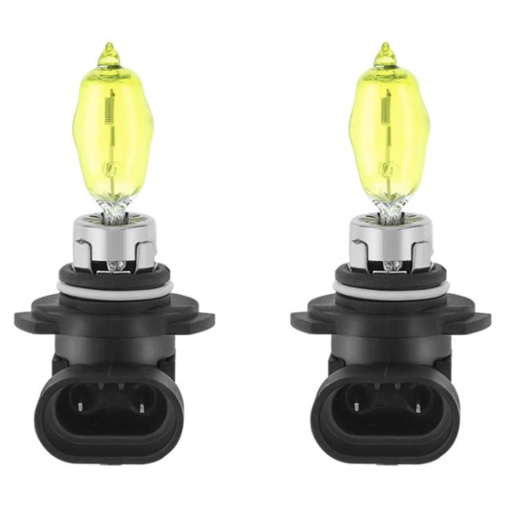 Set 2 becuri LED auto H11 de 12V 100W 6000K HOD galbene XENON