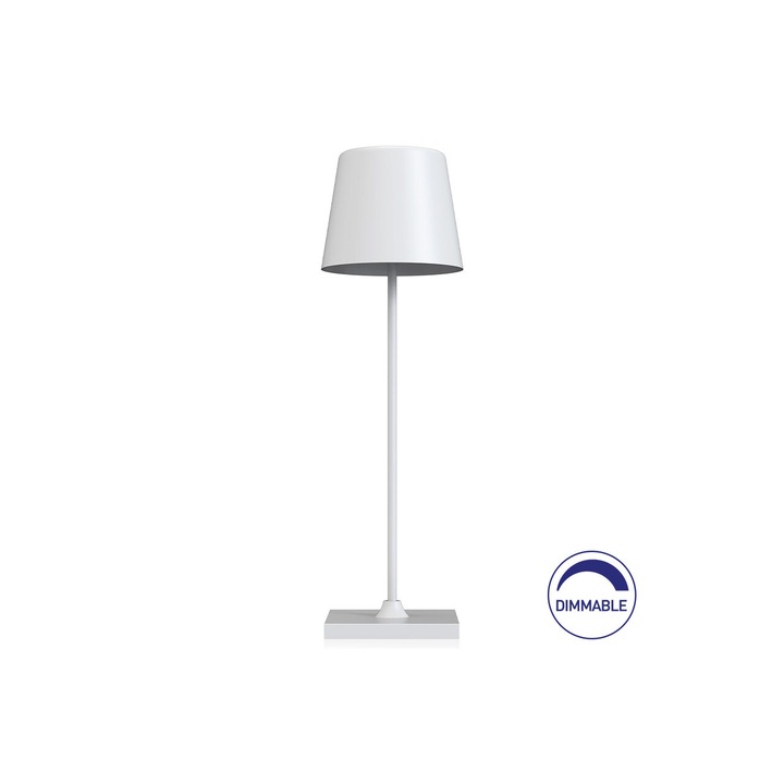 Lampa de birou Braytron TOWER-1, LED integrat, alb, 3W, 3000K