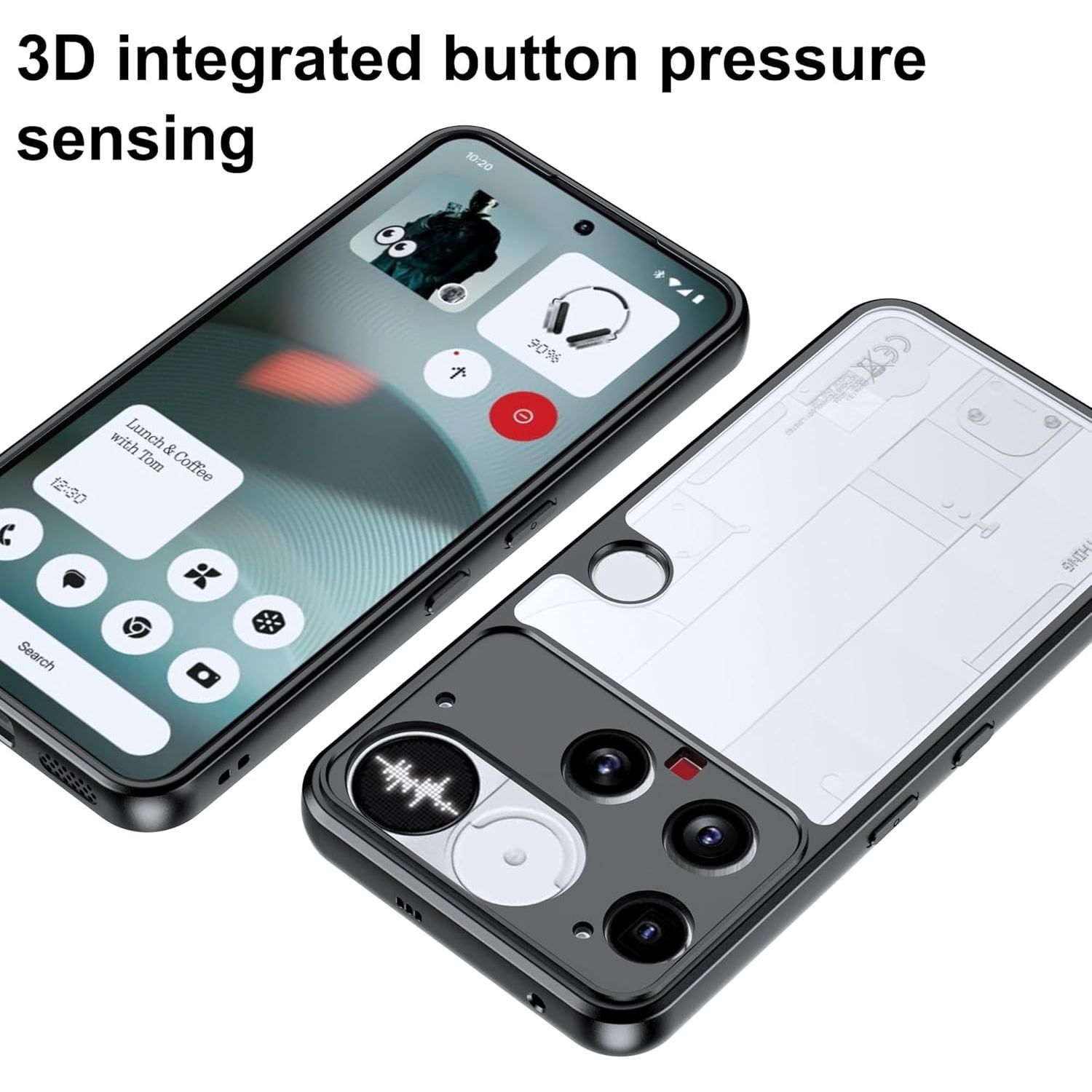 Husa pentru Nothing Phone 3, Material PC Premium, Protectie Completa, Rezistenta la Zgarieturi, Antialunecare, Transparenta