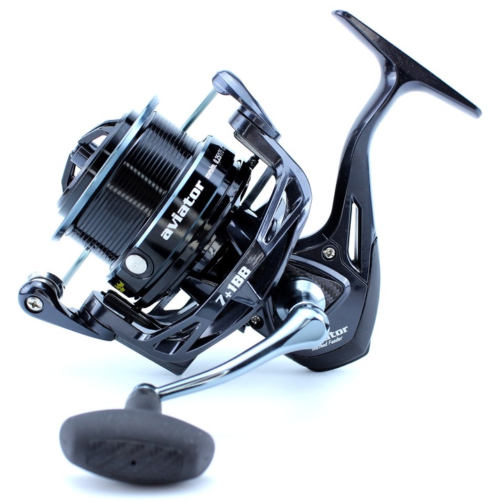 Mistrall Aviator MF 5000 orsó, 7+1 csapágy, 9 kg fékerő, kompakt, Method Feederhez