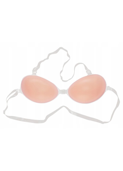 Szilikon melltartó, Nela-Styl, levehető pántokkal, testszínű, A EU