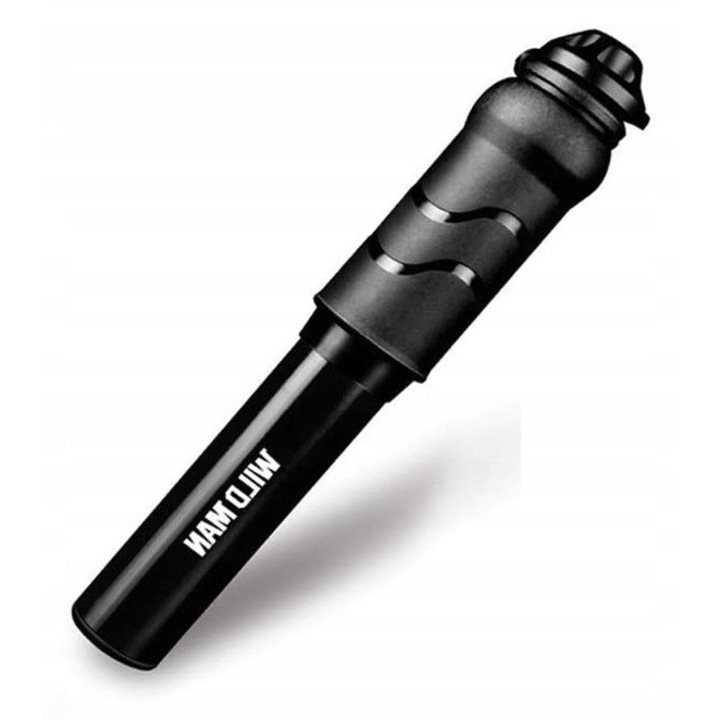 Wild Man mini kerékpár pumpa, 7 bar, 16cm, fekete