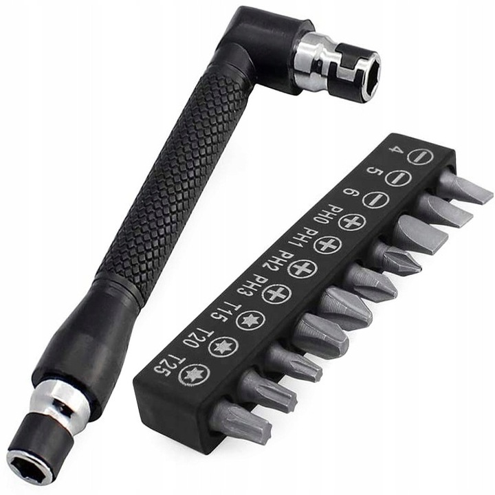 Set surubelnite Nela-Styl, maner antiderapant, 1/4, 10 biti