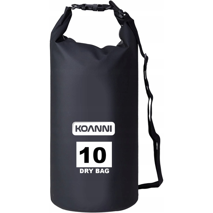 Sac impermeabil KOANNI 10L, 500D PVC, IPX6, pentru sporturi nautice