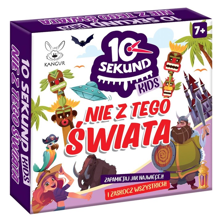 Társasjáték, Kenguru, 10 másodperc, gyerekeknek szóló tevékenység, 7+