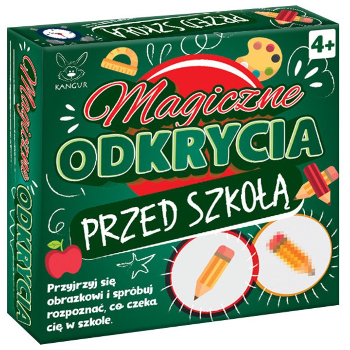 Joc educativ, Kangur, Magice Odkrycia, dezvolta observatia, pregatire pentru scoala, multicolor
