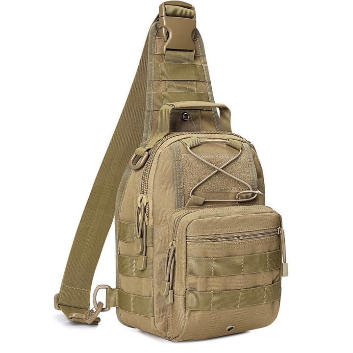 Rucsac turistic Nela-Styl, 20L, nylon 900D, 13x26x7cm, verde