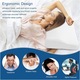 Perna ortopedica pentru dormit, Suness, Perna din spuma cu memorie spatiala, Fluture, ergonomic, revenire lenta, Confortabil, respirabil, sanatos si non-toxic, Husa lavabila, Ideala pentru dormitul lateral, spate sau stomac