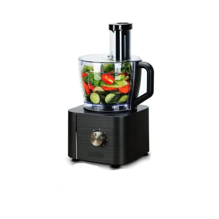 Robot de bucatarie, 1100W, 3, 2L + 1, 5L, 3 viteze, gri inchis