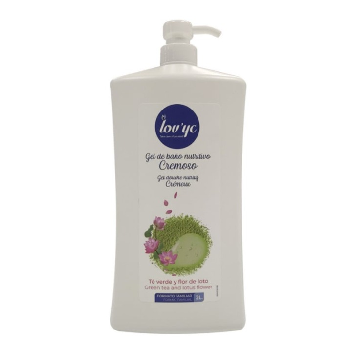 Gel de dus Lov'Yc Creamy Green Tea & Lotus Flower, 2L